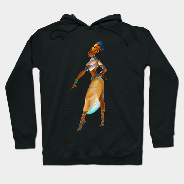 African Queen of the Moors Hoodie by TrevorIrvin